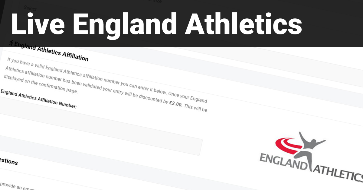 Directly Linked With England Athletics