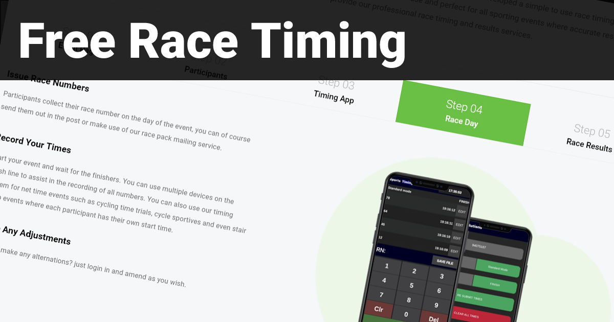 Free Race Timing System