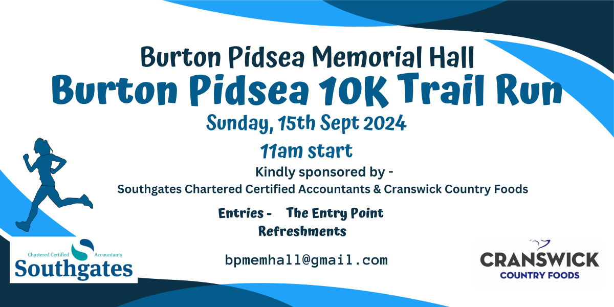 Burton Pidsea 10K Trail Run 2024