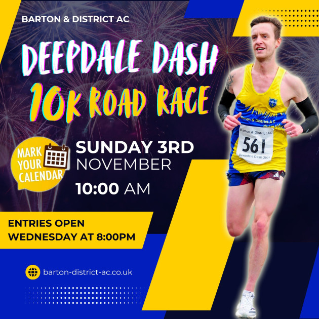 Barton & District AC Deepdale Dash 2024