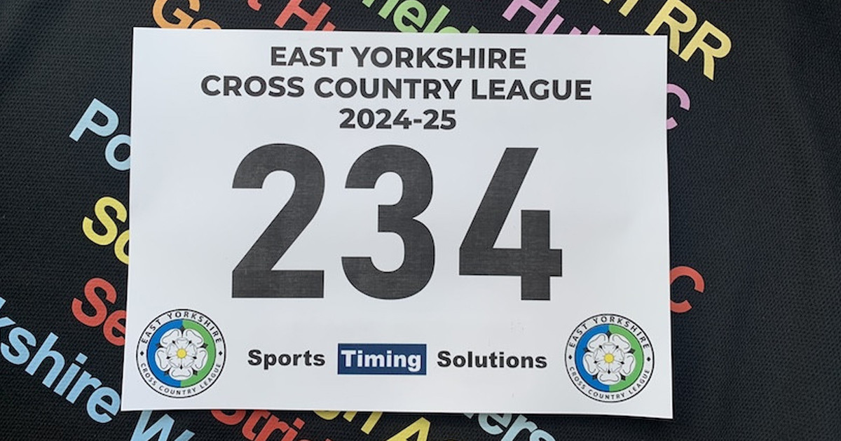 Replacement Number and Chip for East Yorkshire Cross Country League 2024 - 2025