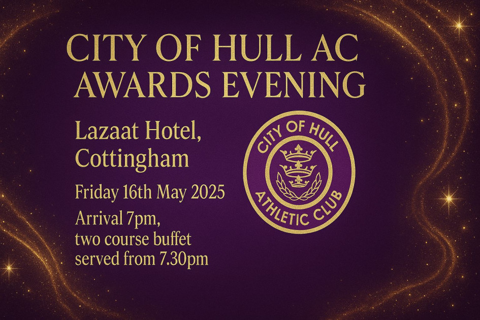City of Hull AC - 2025 awards night!