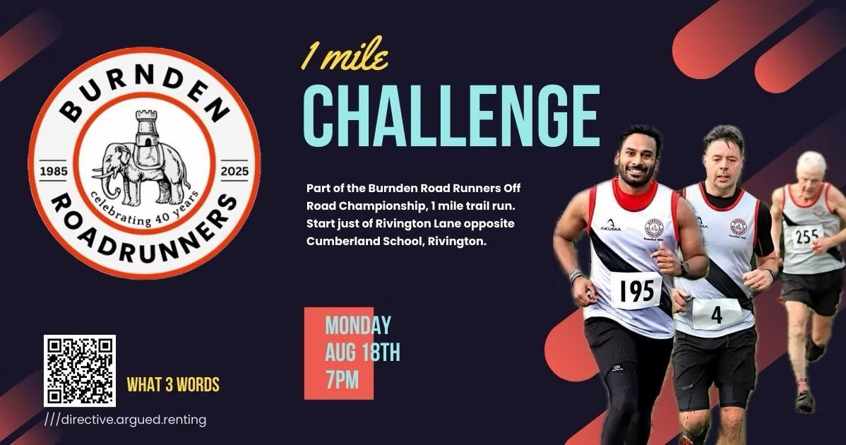Burnden Road Runners 1 mile off road challenge