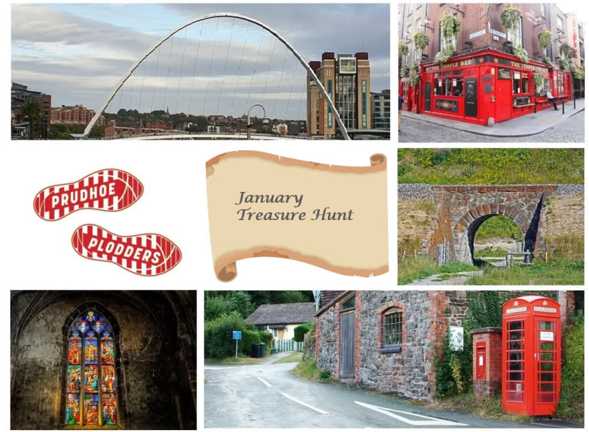 Prudhoe Plodders January Treasure Hunt