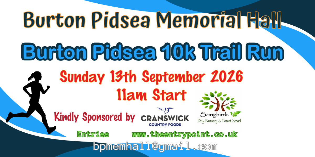 Burton Pidsea 10K Trail Run 2026