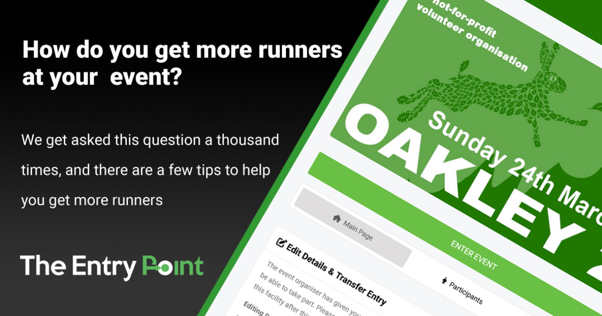 How do you get more runners to sign up?